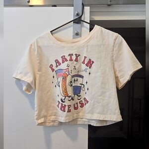 Party in the USA Crop Top